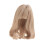 Peruca de cabelo para boneca, acessório moderno e resistente, fácil de usar para decoração de bonecas. 4