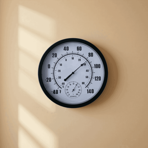 Termômetro de parede à prova d'água com números grandes de 10 polegadas e higrômetro para ambientes internos e externos, ideal para varanda, 2