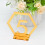 Numéros de table Sunxin 3D or et argent acrylique (12 pièces) 4
