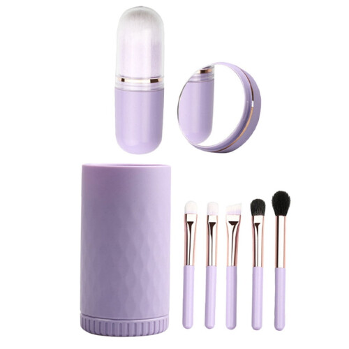 Eyeshadow Brush Set for Beginners, Compact Travel Makeup Brushes, Soft Bristles for Blending and Application 2