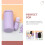 Eyeshadow Brush Set for Beginners, Compact Travel Makeup Brushes, Soft Bristles for Blending and Application 7
