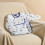 Baby bib full sleeve adjustable reversible pattern for 6-18 4