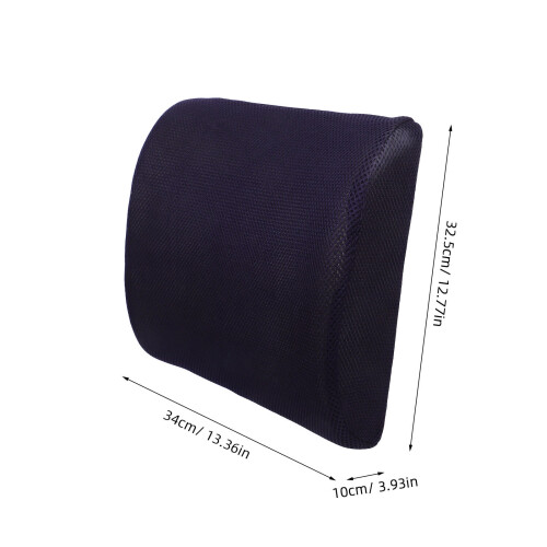 Ergonomic Memory Foam Lumbar Pillow for Home Comfortable Back Support 1