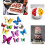 Butterfly Cake Toppers 24PCS 2
