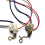 3-Wire Wall Lights Pull Control Replacement Ceiling Fan On-Off Electrical with Pull Cords 3