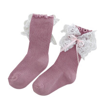 Wool Baby Socks Alternative, Merino Wool Infant Socks Substitute Cotton Blend Ruffle Design Toddler Footwear, Comfortable Skin Friendly Breathable