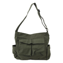 Canvas Tote Messenger Bag Multifunctional Shoulder Strap Design With Adjustable Strap Good Quality Suitable For Work School Casual Outings