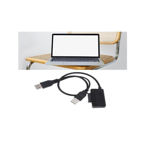 Καλώδιο USB2.0 σε 6+7 13 ακίδων Slimline Slim SATA με εξωτερικό καλώδιο τροφοδοσίας USB2.0 για 2