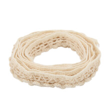 Gift Wrapping Lace Ribbon Cotton Lace Ribbon Crochet Lace Trim For Wedding Decoration Soft Touch Durable Reusable Easy To Use For DIY Crafts Sewing