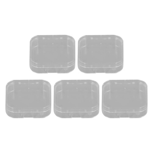 Transparent Design Clear Plastic Storage Boxes Smooth And Seamless Edges Multi Functional Containers Keep Items Neat Organized Great Organizer For