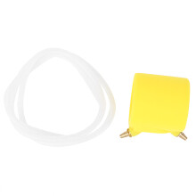 Tubo in silicone flessibile e resistente con design anti-attorcigliamento e striscia a spirale termoresistente per l'isolamento del motore Traxxas.