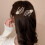 Conjunto de 2 Presilhas de Cabelo com Strass em Formato de Mão de Esqueleto 3