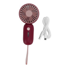 USB Rechargeable Handheld Fan Mini Portable Fan180Adjustable Fold Cute Cat Ears Design With Silicone Lanyard3Speed Adjustable Design For Office