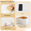 2Ρολλά 91x4" Peel & Stick Λευκό πλαίσιο μπορντούρας καθρέφτη 3D από αφρώδες υλικό, 6