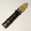 2Pcs Men Watchband Fashion PU Strap Synthetic Bamboo Pattern Replacement 2