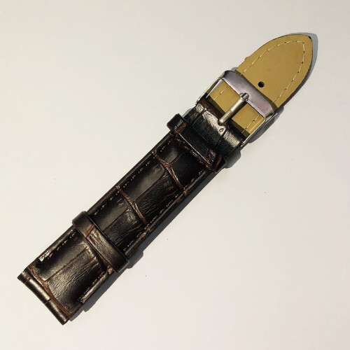 2Pcs Men Watchband Fashion PU Strap Synthetic Bamboo Pattern Replacement 1