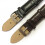 2Pcs Men Watchband Fashion PU Strap Synthetic Bamboo Pattern Replacement 3