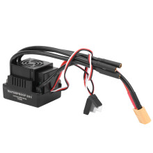 ESC brushless de alto desempenho com dissipador de calor usinado em CNC, excelente dissipação de calor, motor brushless à prova d'água e poeira,