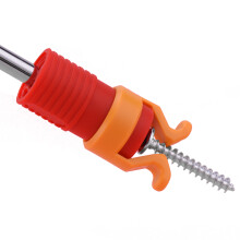 Pinça de parafuso em plástico ABS para ferramentas de marcenaria, suporte de parafuso, grampo leve e fácil de usar, instalação estável e sem
