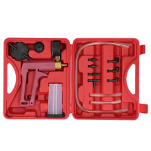 Vacuum Pressure Pump Tester Tool For Brake Clutch Fluid Bleeding With Gauge And Adapters, Adjustable Adapters Durable And Rugged Easy To Carry