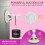 10x Magnifying Rectangular Makeup Mirror | Dual-color Light, Touch Control, Brightness Adjustment, Strong Suction Cup, 360 Rotation, Compatible with 3