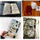 Vintage A6 Writing Journal Blue Leather Notebook with 2