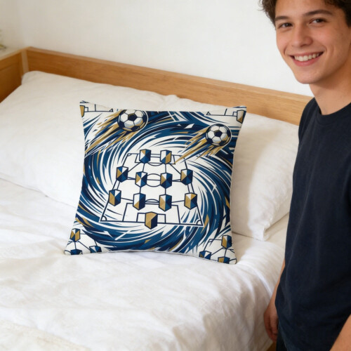Abstrakt art déco örngott 45x45 cm polyester 2