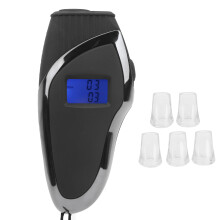 Digital Alcohol Tester Analyzer With LCD Display Quick Response Time Portable Breathalyzer With Key Chain Design Durable Compact Build For On The Go