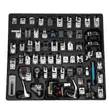 Very Functional for All Your Sewing Needs Sewing Machine Presser Feet Set Durable Hard Metal Low Shank Snap-On Foot Kit Compact Kit Universal Fit for