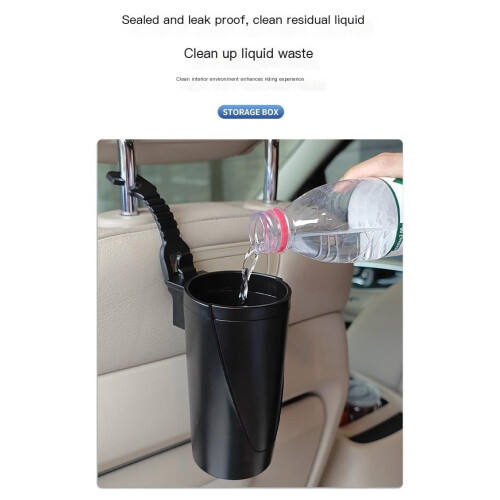 Car Trash Can Hanging Rear Seat Storage 1 Pack 2