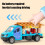 Snack-Themed Push Toy Car for Kids – Durable Plastic, 5