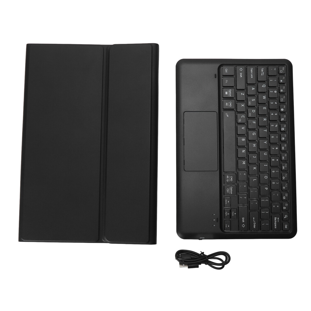 Detachable Keyboard With Touchpad For Tablet, Magnetic Detachable Design Bluetooth Connection Pencil Holder Cutout Adjustable Viewing Angle Modern 9557311605178