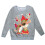 Kids Santa Pullover Reindeer Print Round Neck Long Sleeve 4