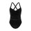 Women's Solid Ribbed Monokini Swimsuit Scoop Neck Low Back 6