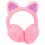 Cache-oreilles d'hiver rose portable avec housse de protection tendance 6