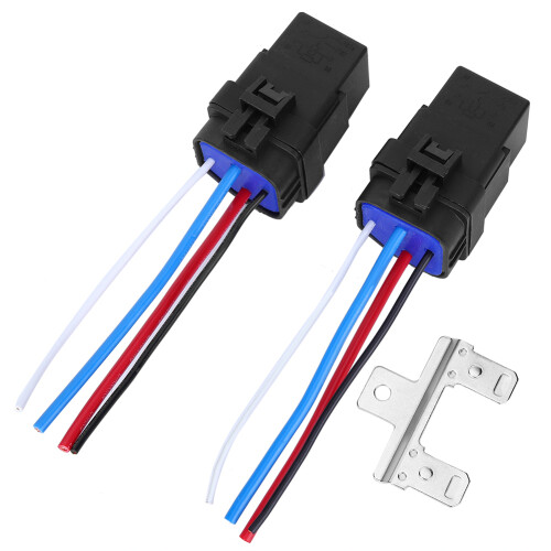 12V DC 40A Waterproof Car Relay with 4Pin Auto Socket Durable Mechanical Switch 1