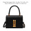 Single Shoulder Bag Black 7.9x5.9x3.1in,Adjustable 2