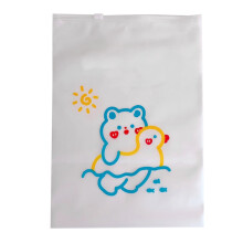Compact And Portable Durable Waterproof Transparent Design Recyclable Bags Plastic Bag With Die Cut Handle Build-In Handle High Quality Plastic Bags