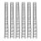 High Capacity Binding Wire Spines With Nylon Coated Iron Structure, Double Loop Design Ensuring Secure Document Fastening And Compatibility With3: 1 2