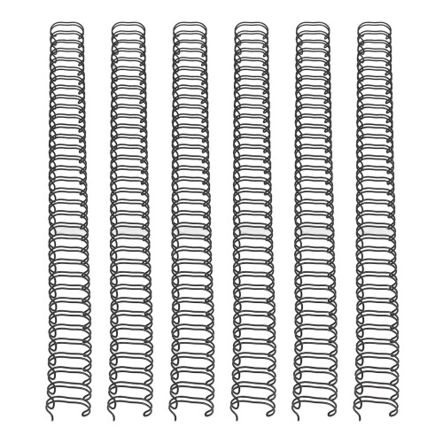 High Capacity Binding Wire Spines With Nylon Coated Iron Structure, Double Loop Design Ensuring Secure Document Fastening And Compatibility With3: 1 1