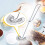 2 Pieces Whisk Egg Small Whisk Whipper Milk and Egg Beater 2