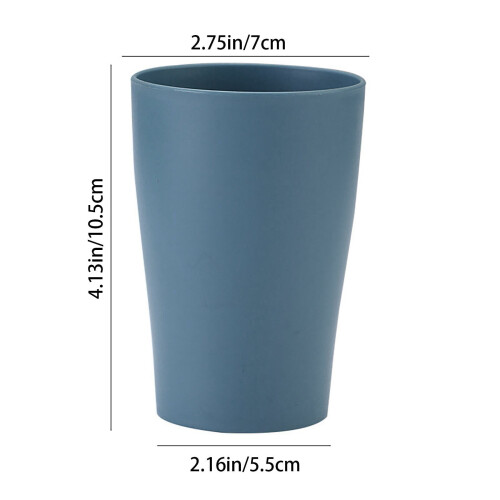 Σετ 8 ποτηριών από άχυρο σιταριού 12oz, επαναχρησιμοποιήσιμα και άθραυστα ποτήρια, 2