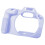 Capa protetora de silicone macio para câmera, resistente a arranhões, emborrachada, na cor violeta. 5