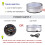 Support d'affichage LED pour boule de cristal – RGB, USB/batterie, 3