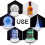 Support d'affichage LED pour boule de cristal – RGB, USB/batterie, 4