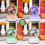 Support d'affichage LED pour boule de cristal – RGB, USB/batterie, 5