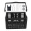 Black Plastic Foldable Bike Basket Front Frame Container with Large Capacity for Bike Accessory 5