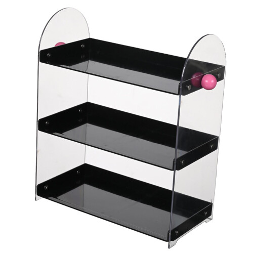 Coffee Mug Holder Countertop Organizer Multifunctional Cup Display Shelf Kitchen Black 2