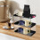Coffee Mug Holder Countertop Organizer Multifunctional Cup Display Shelf Kitchen Black 6