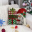 Ensemble de 2 coussins gnomes de Noël verts, 45 cm x 45 cm 2